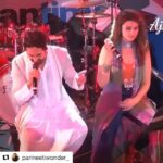 Parineeti Chopra Instagram - My fav thing to do in the world ❤️ @ayushmannk #SingingForLife