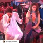 Parineeti Chopra Instagram – My fav thing to do in the world ❤️ @ayushmannk #SingingForLife