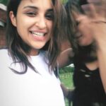 Parineeti Chopra Instagram – Not a cheesy Chopra sister performance. Nope. @priyankachopra #DancingInTheRain Goa