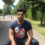 Parineeti Chopra Instagram – Name:- Arjun Kapoor.  Age:- 4yrs. Disease:- Acute annoying syndrome  Treatment:- None. @arjunkapoor #NamasteEngland Brentford, United Kingdom