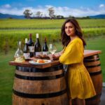 Parineeti Chopra Instagram - Wine with a view!! OMG it was soooo beautiful you guyss ❤🍷@oakridgewines in @yarravalley. @visitmelbourne @Australia @thetiltshiftcrew #SeeAustralia Melbourne, Victoria, Australia