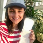 Parineeti Chopra Instagram – Challenge accepted @arjunkapoor and @masabagupta !! Yes that’s a pad in my hand and there is nothing to be ashamed about!!! Its natural. Period. ALL THE BEST YOU GUYS #PADMAN !! @sonamkapoor @akshaykumar @twinklerkhanna Mumbai, Maharashtra