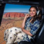 Parineeti Chopra Instagram - Breathtaking views!!!! Flying with @professional_helicopters has to be the best way to see #Uluru and #KataTjuta!!! @australia @ausoutbacknt Uluru (Ayers Rock), Australia NT
