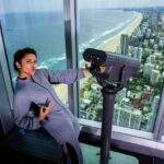 Parineeti Chopra Instagram – On top of the world on the 77th floor of @skypoint_au what an exciting start to my last day on the coast 👍 @destinationgoldcoast @queensland #thisisqueensland  @australia #SeeAustralia