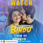 Parineeti Chopra Instagram – #Repost @meripyaaribindu (@get_repost)
・・・
Romance, nostalgia & more. This love story will tug at your heart. Watch #MeriPyaariBindu NOW on @amazonvideoin – amzn.to/2wsPdV6
#parineetichopra #ayushmannkhurrana #amazonprimevideo #bollywood #movies #films #yrffam #yrf