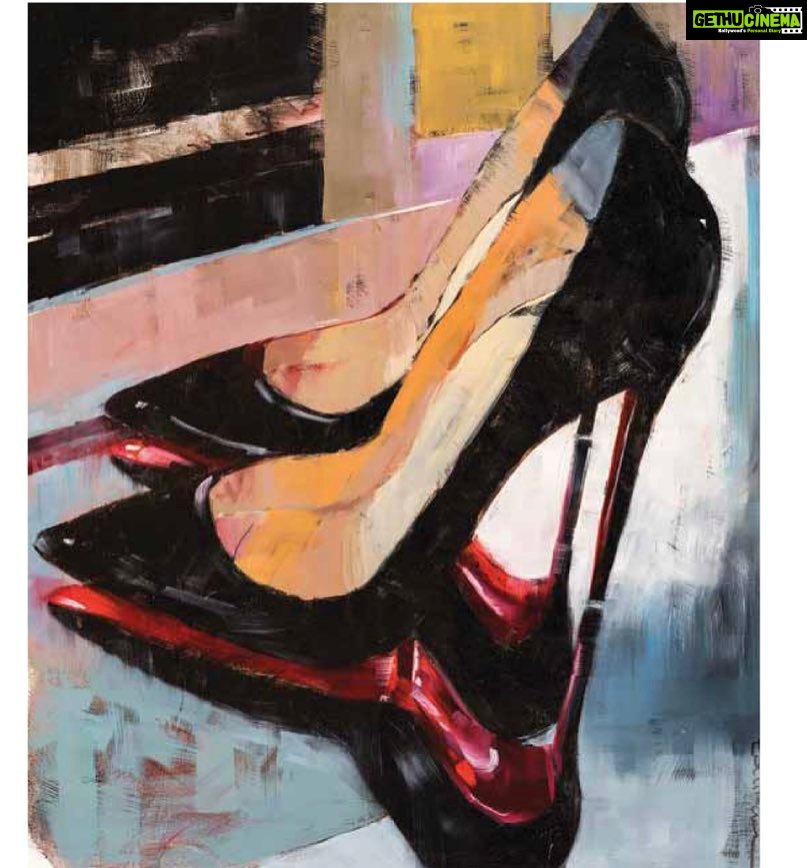Parineeti Chopra Instagram - My favouriteee piece from this little volcano of talent's exhibition!! Her taste is as beautiful as her 😘❤ Guys go checkout what she's curated!! Its at Saffronart Claridges Hotel Delhi, 22nd-28th March, 11am-7pm!! YOU WILL NOT REGRET IT! All the best @sonalibatra @greatbanyanart