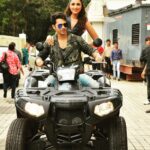 Parineeti Chopra Instagram – My mad jaaneman @varundvn who took me across Bombay on an ATV!! MOST FUN I HAVE HAD!! Hahah song out now :) http://bit.ly/JaanemanAah