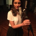 Parineeti Chopra Instagram - My first and last love .... singing! Will never leave my side 😍