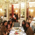 Parineeti Chopra Instagram - Pretending to be proper. Failing, of course. #BritishWannabes #Claridges @sanjanabatra @anchalkhosla @mallikasadh