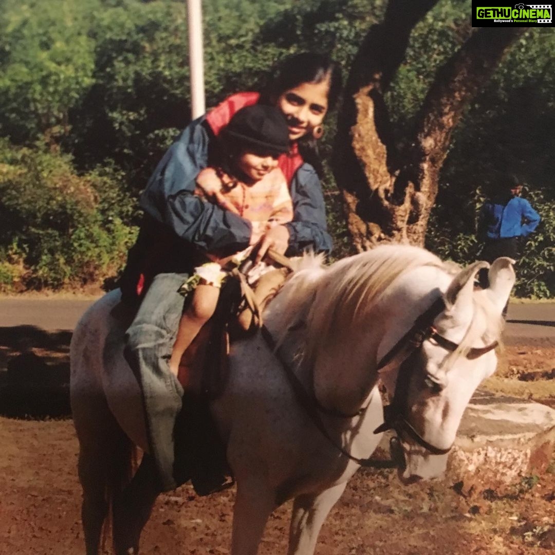 Pooja Hegde Instagram - Happy Birthday to my barbie doll @kottu99 ❤️ It’s been so amazing to see you growing up into the person you’ve become today. Strong, sorted, opinionated and emotional...always wearing your heart on your sleeve. Love you my squishy face, will always have your back...whether it’s horse riding or life. ❤️😘