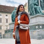 Pooja Hegde Instagram - Work.Shop.Travel.Repeat. ✈️👜🧥❤️