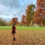 Pooja Hegde Instagram – 🍁🍂“Fall, the time when everything bursts with its last beauty, as if nature had been saving up all year for the grand finale.” 🍂🍁 #endoffall #love #awestruck Château de Chantilly