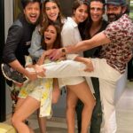 Pooja Hegde Instagram – Becoz the earlier picture was too formal for this mad gang… #legsfordays #craycray #housefull4 #madbunch #Housefull4  @akshaykumar @riteishd @iambobbydeol @kritisanon @kriti.kharbanda