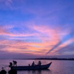 Pooja Hegde Instagram – Two pictures, taken within few seconds of each other…😱 I think I’m ALWAYS gonna be awestruck by nature 😍❤️ #unedited #shotoniphonexsmax #nofilterneeded #nature #beauty #sunset #nevergettingoverthis Yanam East Godavari