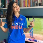 Pooja Hegde Instagram - Indiaaaaaa #IndiasLuckyCharm #LuckyOutfit #WinningOutfit #OriginalLuck #indvseng