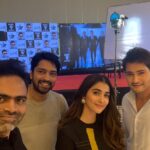 Pooja Hegde Instagram – And so it begins in full swing….#Maharshi Promotions time 😀 @urstrulymahesh @directorvamshi @allari_naresh #MaheshBabu #maharshionmay9th