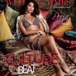 Pooja Hegde Instagram - “Unstoppable”, Wow! Thank you for the honour @feminaweddingtimes ...I definitely got my game face on... 😎💪🏼 ,#Repost @feminaweddingtimes ・・・ Say hello to the unstoppable @hegdepooja as she sizzles on our April cover! Issue out tomorrow! Photographs: @arjun.mark Hair & make-up: @danielcbauer Styling: @lynnsight On Pooja: OUTFIT: Jacket and bralet: @rajdeep.ranawat.official; skirt: @anamikakhanna.in ACCESSORIES: Kada (top most), ring (right hand): @jewelsofjaipur ; earrings: @amarisjewelsbyprernarajpal ; gold bangles and green kada (center): @shobhashringar ; pink enamel kada (bottom) and ring used as toe ring: @thehouseoframbhajos Carpets: @jaipurrugs ; Cushions: @indiacircus ; @vaishnavipratima.tis #feminaweddingtimes #covergirl #poojahegde #rajdeepranawat #anamikakhanna #weddingglam #wedding #bridalinspo #fashion #weddingtrends #instafashion #igbeauty #stylegram #celebrity #bollywood #instastyle #bridalmakeup #fashioneditorial