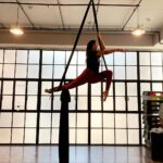 Pooja Hegde Instagram - Any Sagittarians in the house? Well,this one’s for you...🙂❤️🏹 #aerialsilks #shapeshifter #upintheair #sagittarius #centaur @flyhighaerialart