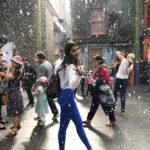 Pooja Hegde Instagram - Magical snow at the Wizarding world of Harry Potter ❤️😍❄️❄️ #AccioSnow #harrypotter #magic #letitsnow #happiness The Wizarding World of Harry Potter