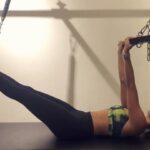 Pooja Hegde Instagram - Started my day by building up strength..sometimes,a slow and tough Pilates session is all you need to get going 😊💃🏻 @samir.purohit #FitWithAnAppetite #pilatesday