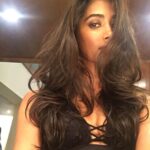 Pooja Hegde Instagram – When you shoot for GQ, nothing better than the effortlessly sexy “roll out of bed hair” #selfie #bts #goodhairday