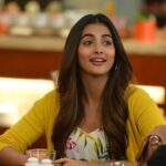 Pooja Hegde Instagram – When the yummy looking food is carried past you to the next table… #waitwhatt