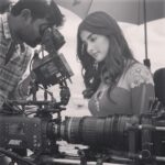 Pooja Hegde Instagram – Lost in the shot… 🎥 #candid #behindthescenes #dreamjob