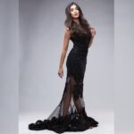 Pooja Hegde Instagram - There’s a reason black is a classic 🖤😉 wearing one of my favourites @falgunishanepeacockindia 🖤 loveee u’ll @falgunipeacock @shanepeacock😘📷-@gauravsawn