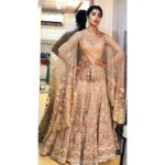 Pooja Hegde Instagram - When you wanna be an Indian princess.... 👑 in @taruntahiliani for Zee Awards Telugu.. @gehnajewellers1 @tanghavri @kajol_mulani #ZeeGoldenAwards