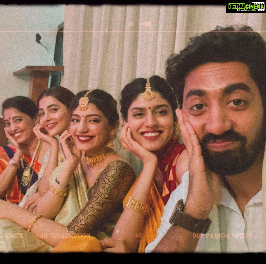 Pooja Hegde Instagram - Happy Birthday to my brother who is perpetually fried with the number of pictures we sisters take but is secretly loving us involving him in them. May we always continue to irritate, amuse and love you ❤️ @rishabhhegde this year is yours, I feel it in my “bones”…go grab it! Make the most of it 🤗