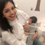 Pooja Kumar Instagram - #happyvalentinesday to everyone! No greater love than the love for children! I’m so lucky to have met my friend @payal’s new addition!! Congrats to @nickpujji and @payal for this beautiful angel!! He’s so cute that I want to keep cuddling him! #babyboy #family #cuteness #nothingisordinary #indian #punjabi #american #gujurati #tamil #telugu #losangeles