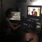 Pooja Kumar Instagram - In the color correction room!!!! My upcoming production and can’t wait to share it with all of you! #film #Hollywood #losangeles #cinema #work #grateful #happiness #lovemyjob