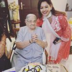 Pooja Kumar Instagram – Happy 91st birthday to my Nani in Lucknow! We had a great time celebrating this big event!! #family #grateful #eating #singing #children #fitness #longlife