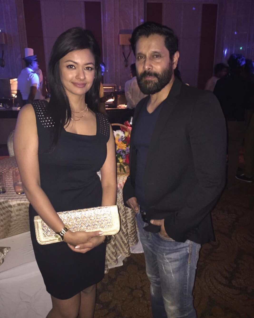 Pooja Kumar Instagram - A very #hbd to @chiyaan.official Here is wishing a lifetime of happiness to one of the most humble and caring people I know!! #hbd super star!! 🎊🎂🎂🍰🧁🍦