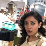 Pooja Kumar Instagram - This is the set under construction...stay tuned!! #work #actress #hollywood #grateful