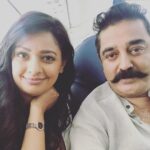 Pooja Kumar Instagram - On the way to #mumbai with @ikamalhaasan for more #vishwaroop2 promotions! Releasing Aug. 10th in Hindi and Tamil!