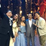 Pooja Kumar Instagram – Thank you #reliancemediaworksltd and #zeetv for inviting me for judging @indiasbestdramebaaz.official and especially to @vivekoberoi @iamhumaq and @omungkumar for welcoming me so warmly onto the show! Thank you to @ikamalhaasan for letting me be a part of history! I’m blown away by such amazing talent! #vishwaroopam2 Designer:- @izzumimehta 
Accessories:- @hyperbole_accessories
Styling:- @shefalideora