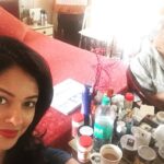 Pooja Kumar Instagram - Having the famous morning chai (tea) in #lucknow with Nani and eating all her goodies! Yummy!