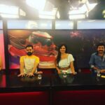 Pooja Kumar Instagram - We were at the #v6 channel today promoting #psvgarudavega and we are so excited!!!