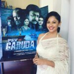 Pooja Kumar Instagram - Press meet with journalists!! So excited!! #psvgarudavega @actorrajasekhar