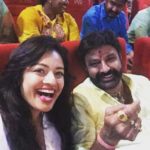 Pooja Kumar Instagram - Met the legend of #telugu cinema #balakrishna !!