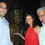 Pooja Kumar Instagram – #tbt My dad acting like #buddha smiling with eyes closed. Do you think he’s reached #nirvana?!! Lol!