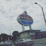Pooja Kumar Instagram - Isn't this the biggest Amoco sign that you have seen? See the #gas from anywhere!
