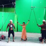 Pooja Kumar Instagram – #fbf behind the scenes special effects #uttamavillain