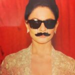 Pooja Kumar Instagram – Is this a good look for me? #mustache #handlebars #silly