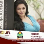 Pooja Kumar Instagram - Check me out today live! Come and ask any questions!! #hindi #tvasia #work #hindi #tamil #telugu #global