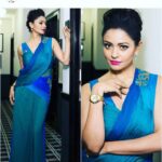 Pooja Kumar Instagram - Thanks for the post @afashionistasdiaries... And for the lovely dress @poshparicouture love the colors And the look!