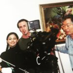 Pooja Kumar Instagram – #tbt Shooting with Hiro Narita was so amazing…anyone guess the movie?? #actress #movie #guessthemovie #HiroNarita #filming #behindthescene