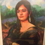 Pooja Kumar Instagram - A fan painted this for me! #blessed #ihavethebestfans #painting #measthemonalisa #beautiful #humbled #amazing #actress #tamilmovies