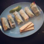 Pooja Kumar Instagram - Made myself some spring rolls tonight!#foodie #chef #spring #delicious #tofu #avocado #ricepaper